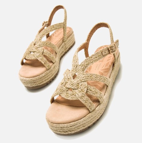 SANDALIA PLATAFORMA YUTE