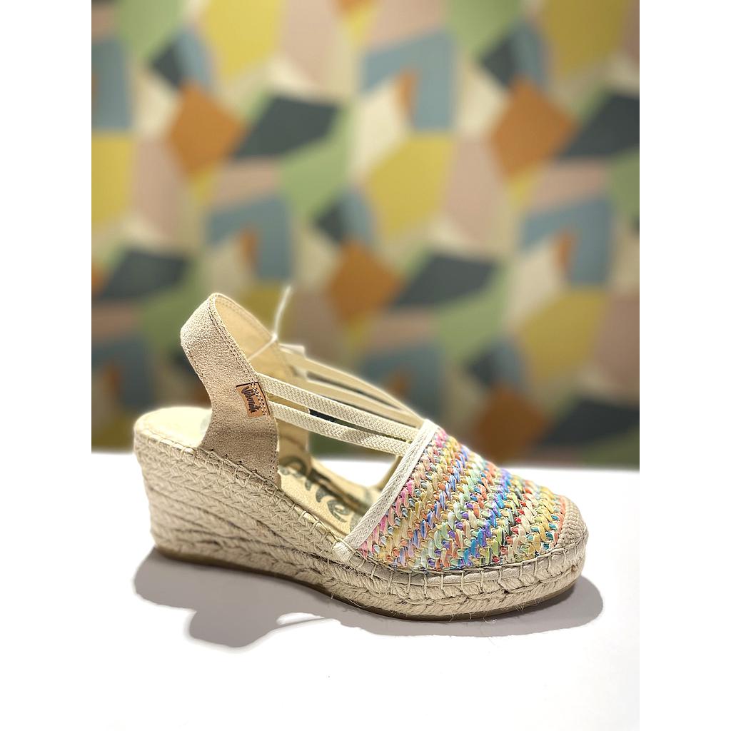 ALPARGATA RAFIA CLAVEL