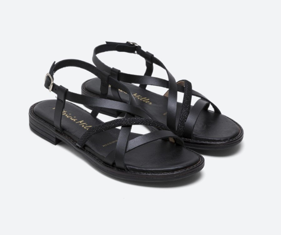 SANDALIA PLANA TIRAS