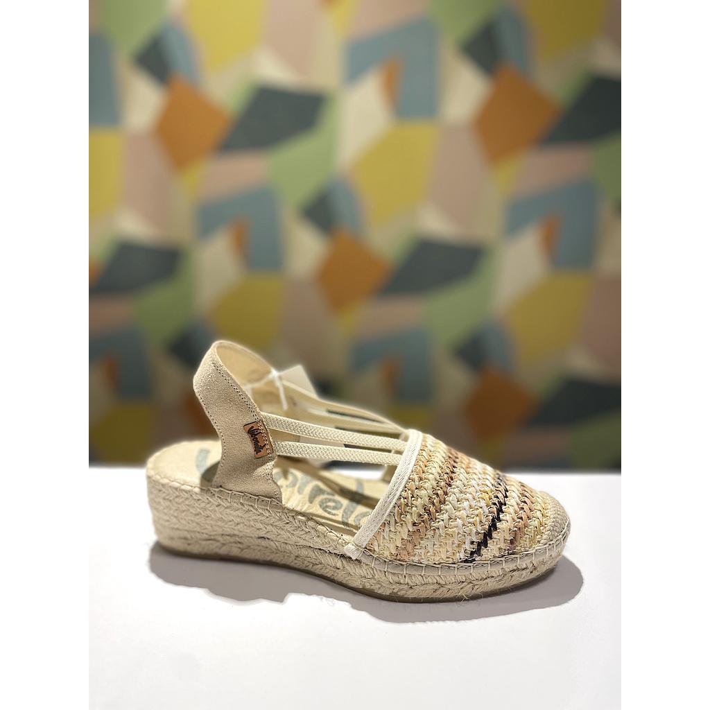 ALPARGATA CUÑA RAFIA