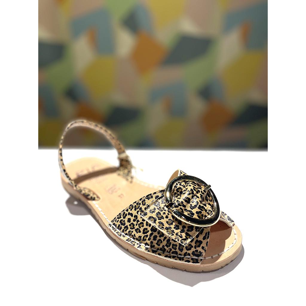 MENORQUINA MINILEOPARDO HEBILLA