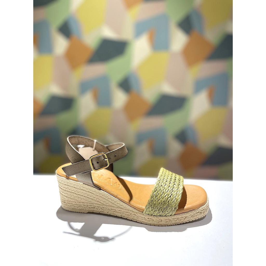 SANDALIA CUÑA VICHY