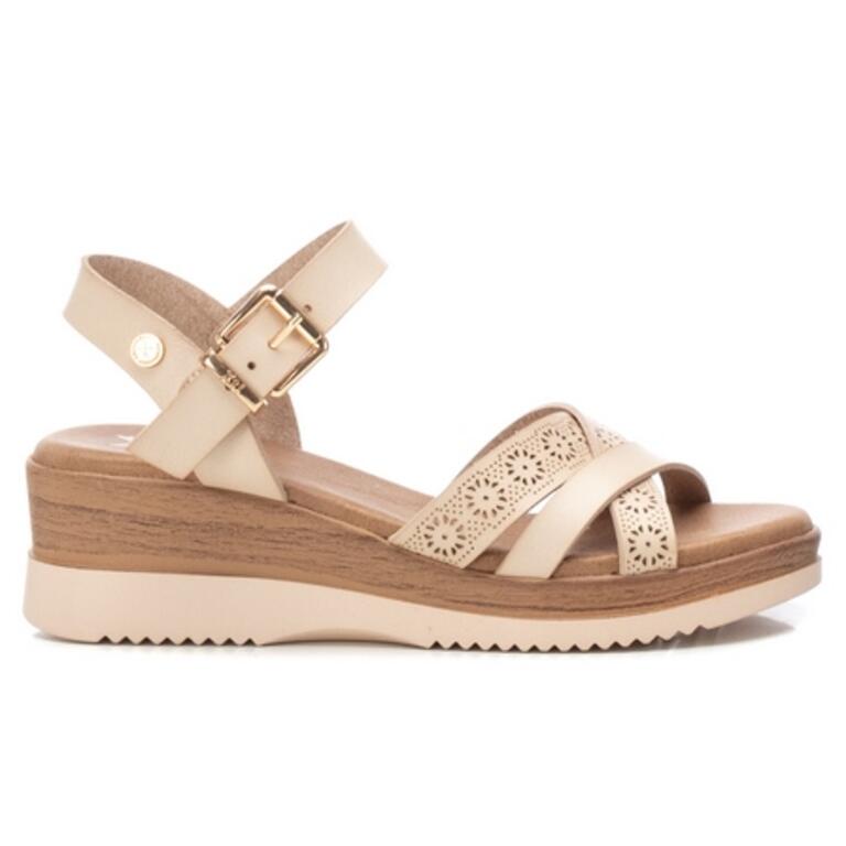 SANDALIA TIRAS TROQUELADO