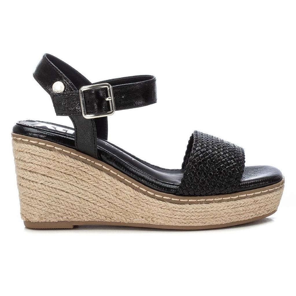 SANDALIA CUÑA RAFIA